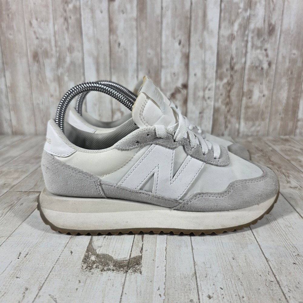 New Balance 237 Womens Sneakers Sea Salt Moonbeam White WS237NN Size 7